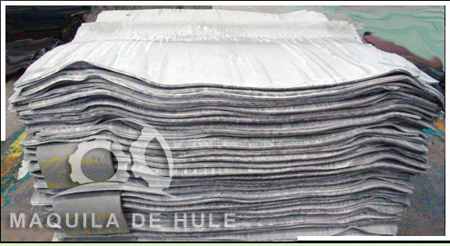 MAQUILA DE HULE Y HULE SIN VULCANIZAR